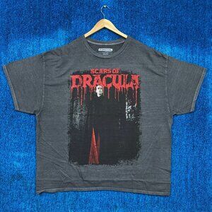 Dracula “Scars of Dracula” Horror Movie Graphic T-Shirt Size 2XL